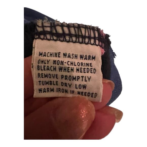 Ralph Lauren Polo Mens Large Navy Pink Striped Shirt 100% Cotton Preppy Classic - Picture 9 of 10